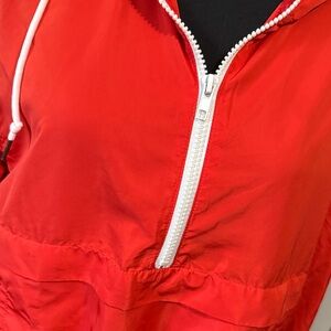 Orange Women's Windbreaker Jacket